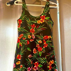 Floral knee-high dress